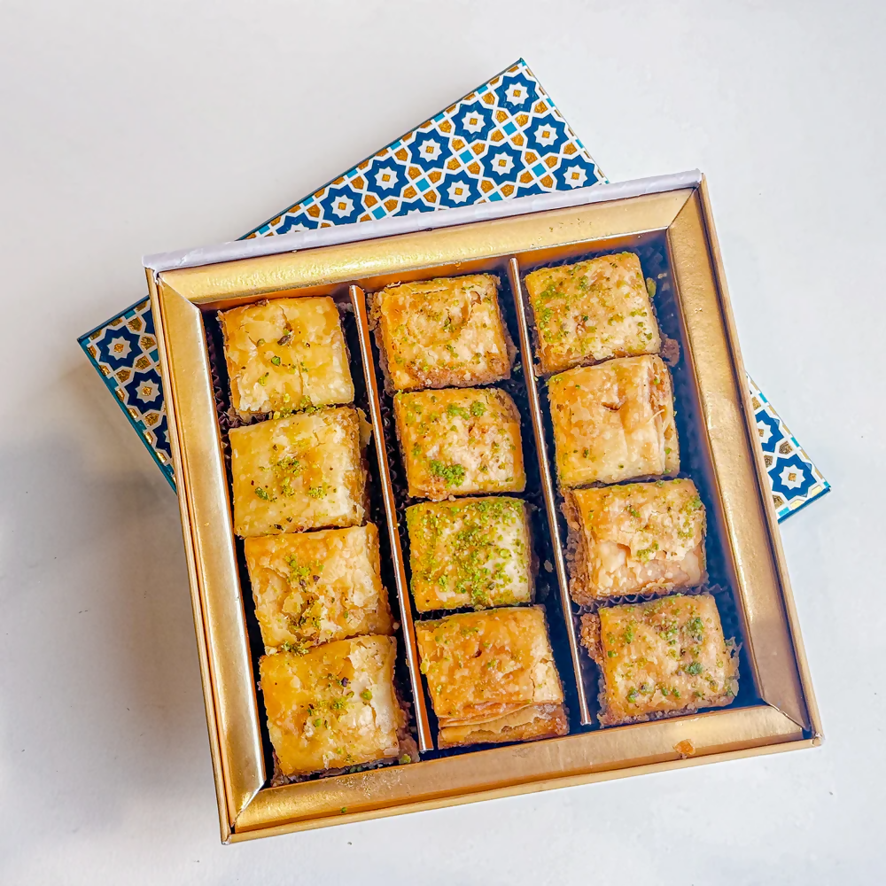 Gwalia Sweets Pistachio Square Baklawa - Distacart