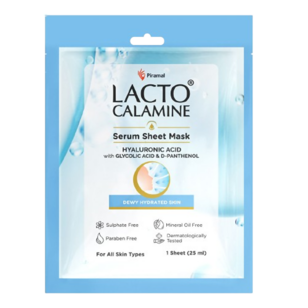Lacto Calamine Hyaluronic Acid Face Serum Sheet Mask