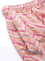 Thumbnail for Anubhutee Coral Pink & Yellow Pure Cotton Printed Night suit - Distacart