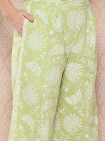 Thumbnail for Ahalyaa Women's Traditional Wear Co-ods - Pista Green - Distacart