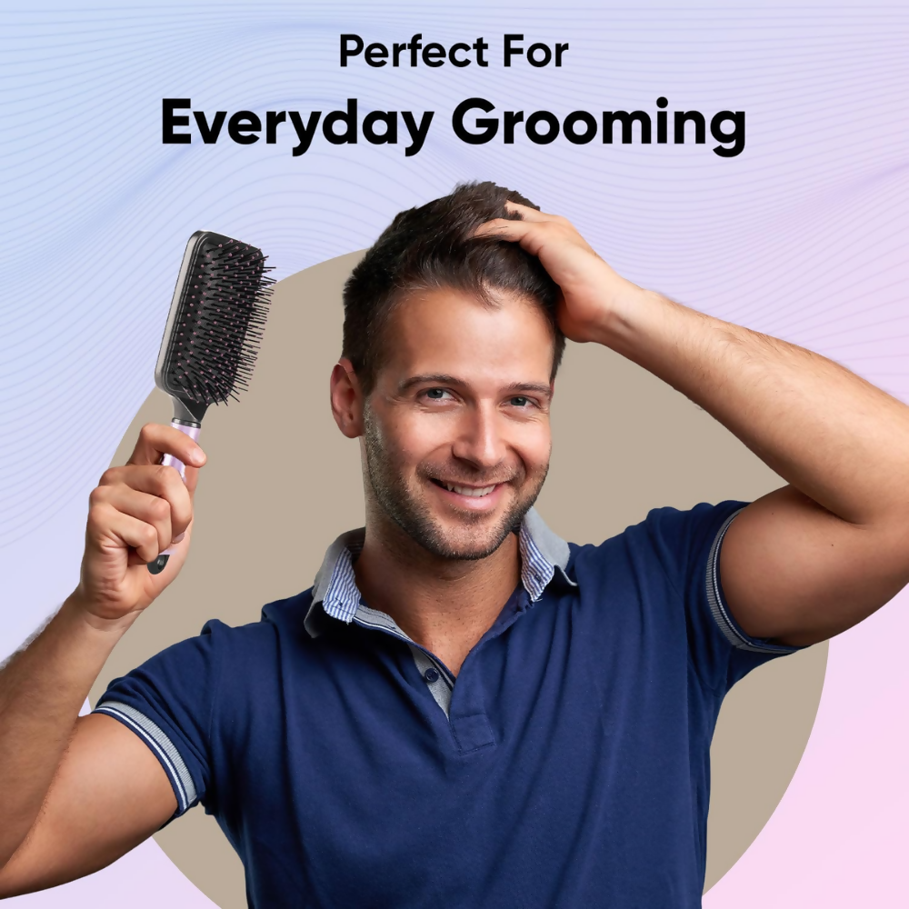 Vega Paddle Hair Brush with Cleaning Comb - Dista