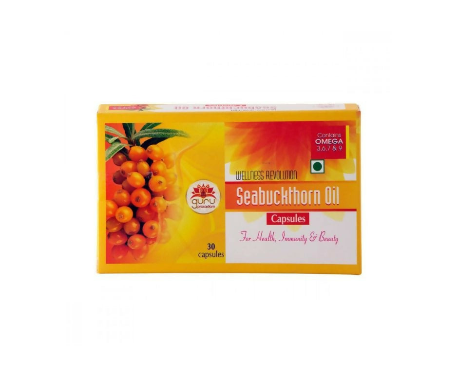 Guru Prasadam Seabuckthorn Oil Capsules - Distacart