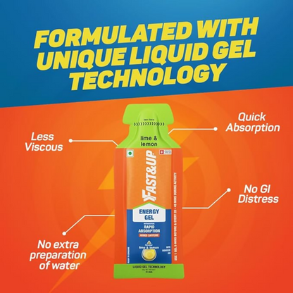 Fast&Up Energy Gel-Lime & Lemon flavour - Distacart
