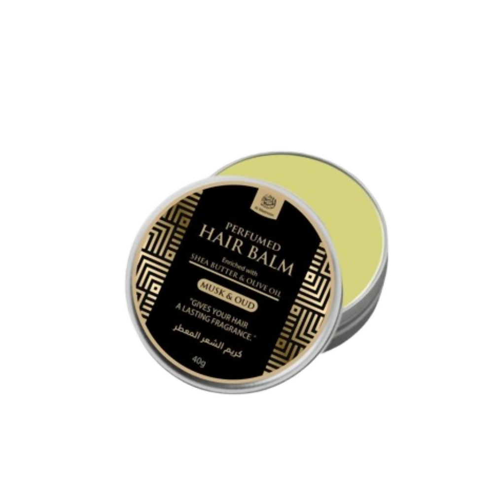 Al Masnoon Perfumed Hair Balm with Shea Butter & Olive Oil - Distacart