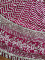 Thumbnail for Jyoti Fashion Mesmerizing Red Silk Sequins with Zari Thread & Coding Dori Embroidery work Lehenga Choli with Dupatta - Distacart