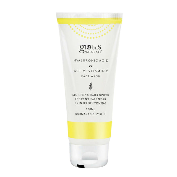Globus Naturals Hyaluronic Acid & Vitamin C Face Wash