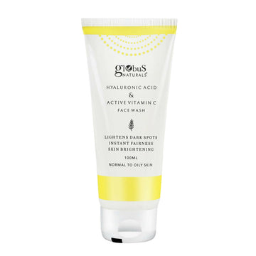 Globus Naturals Hyaluronic Acid & Vitamin C Face Wash - Distacart