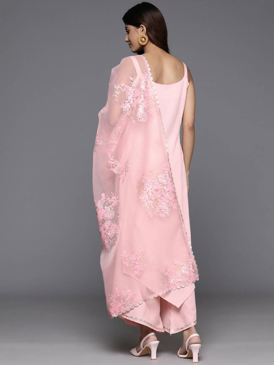 Ahalyaa Women's Traditional wear Kurta Set - Pink - Distacart