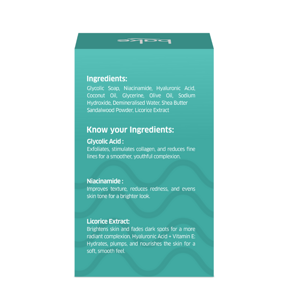 Bake 8% Glycolic Acid Scrub Treatment Soap