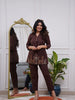 EGF Rayon Embroidery Brown Cord sets - Dista