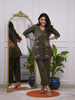 EGF Rayon Embroidery Olive Green Cord sets - Dista