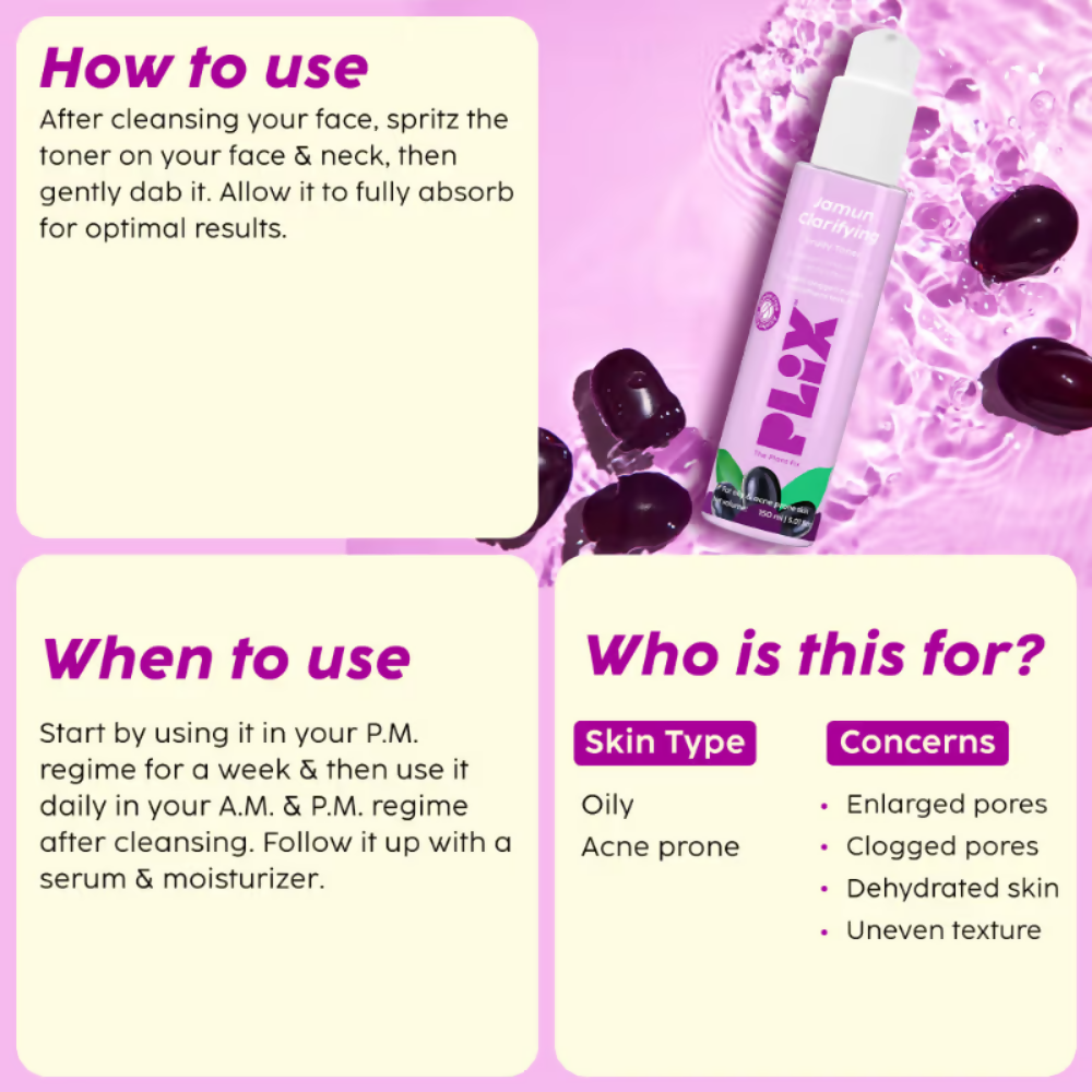 PLIX The Plant Fix Jamun Skincare Combo - Distacart