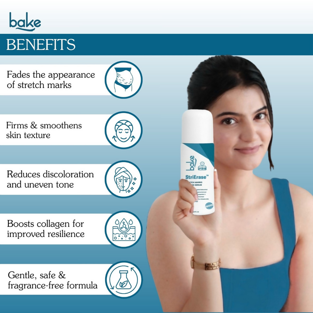 Bake StriErase™ Stretch Marks Removal Roll-On Serum - Distacart