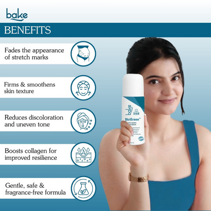Bake StriErase™ Stretch Marks Removal Roll-On Serum - Distacart