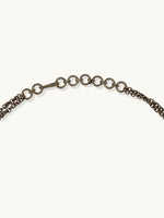 Thumbnail for Nuyug Antique Silver Plated Crystal Studded Faux Jade Stones Embellished Necklace Set