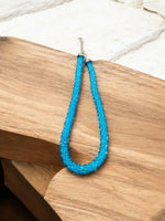 Thumbnail for Inhanns Noor-E-Jalwa – Handmade Crystal Bead Necklace -Adjustable - Sky Blue Only Necklace - Distacart