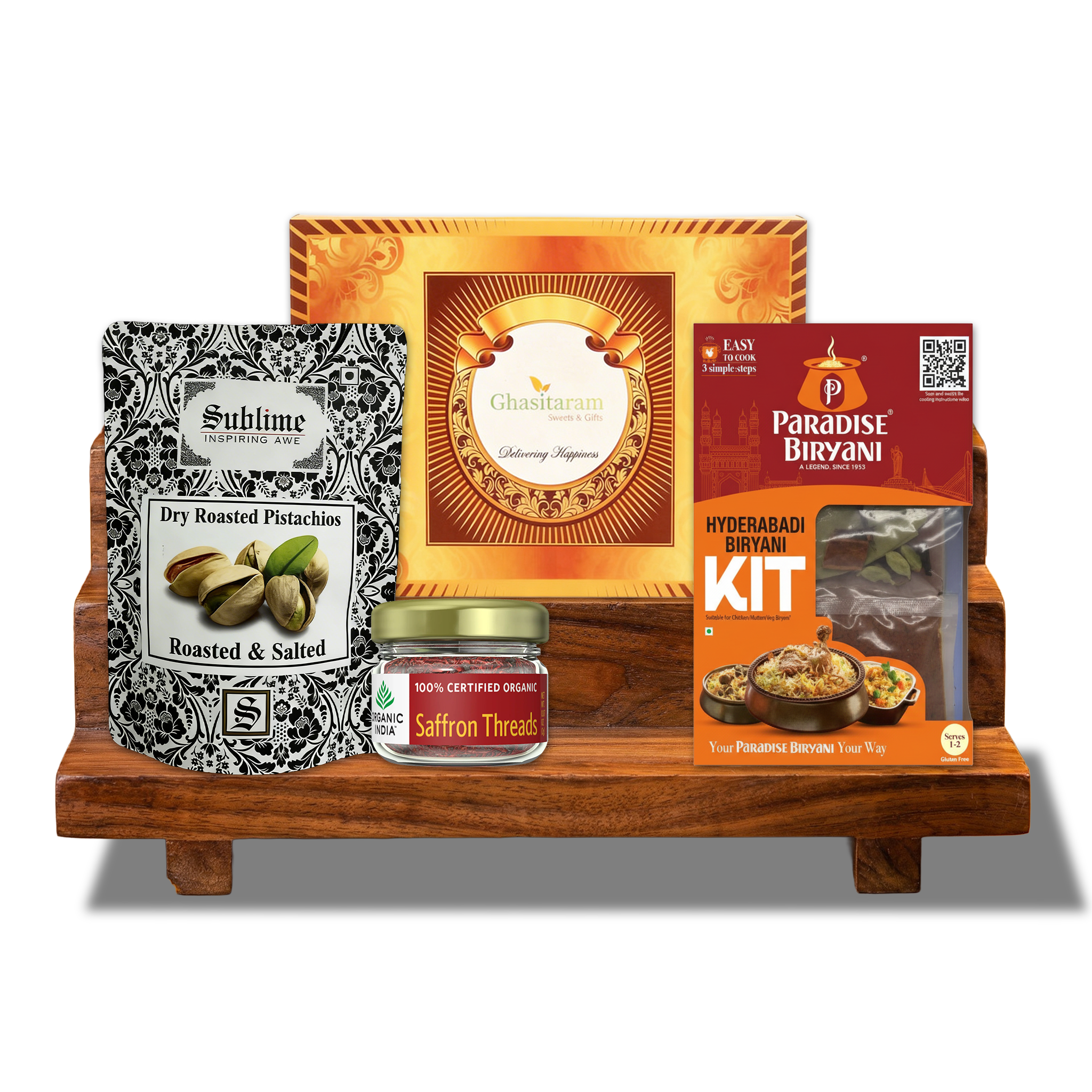 Golden Zaffran Eid Gift Box - Distacart
