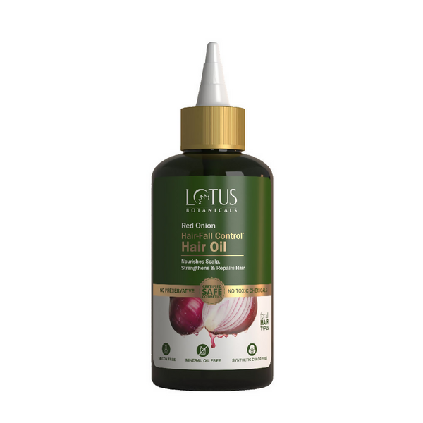 Lotus Botanicals Red Onion Hair Fall Control Hair Oil - Distacart