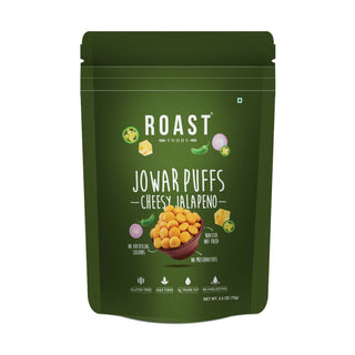 Roast Makhana Jowar Puff Cheesy Jalepeno