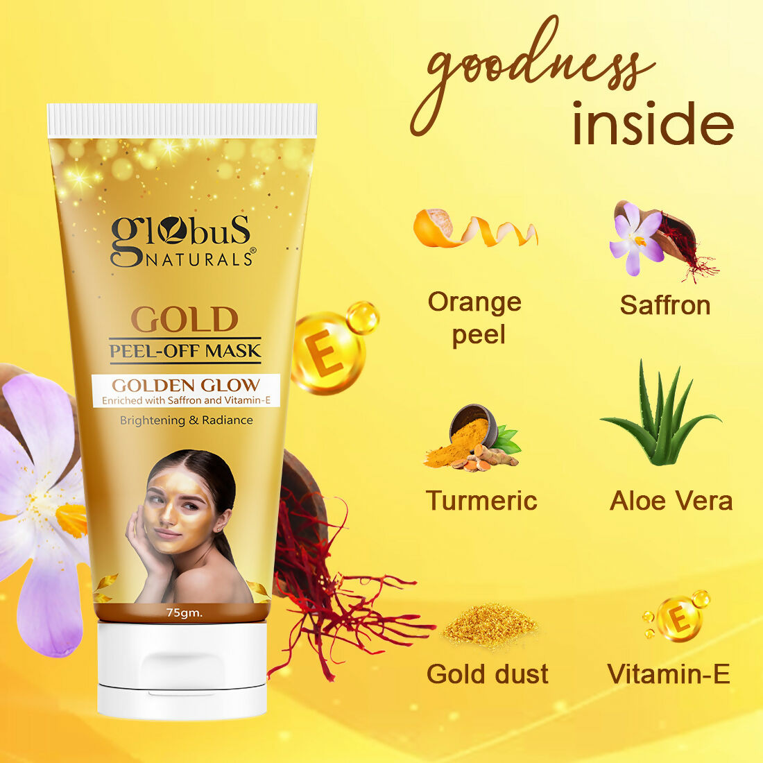 Globus Naturals Gold Peel Off Mask
