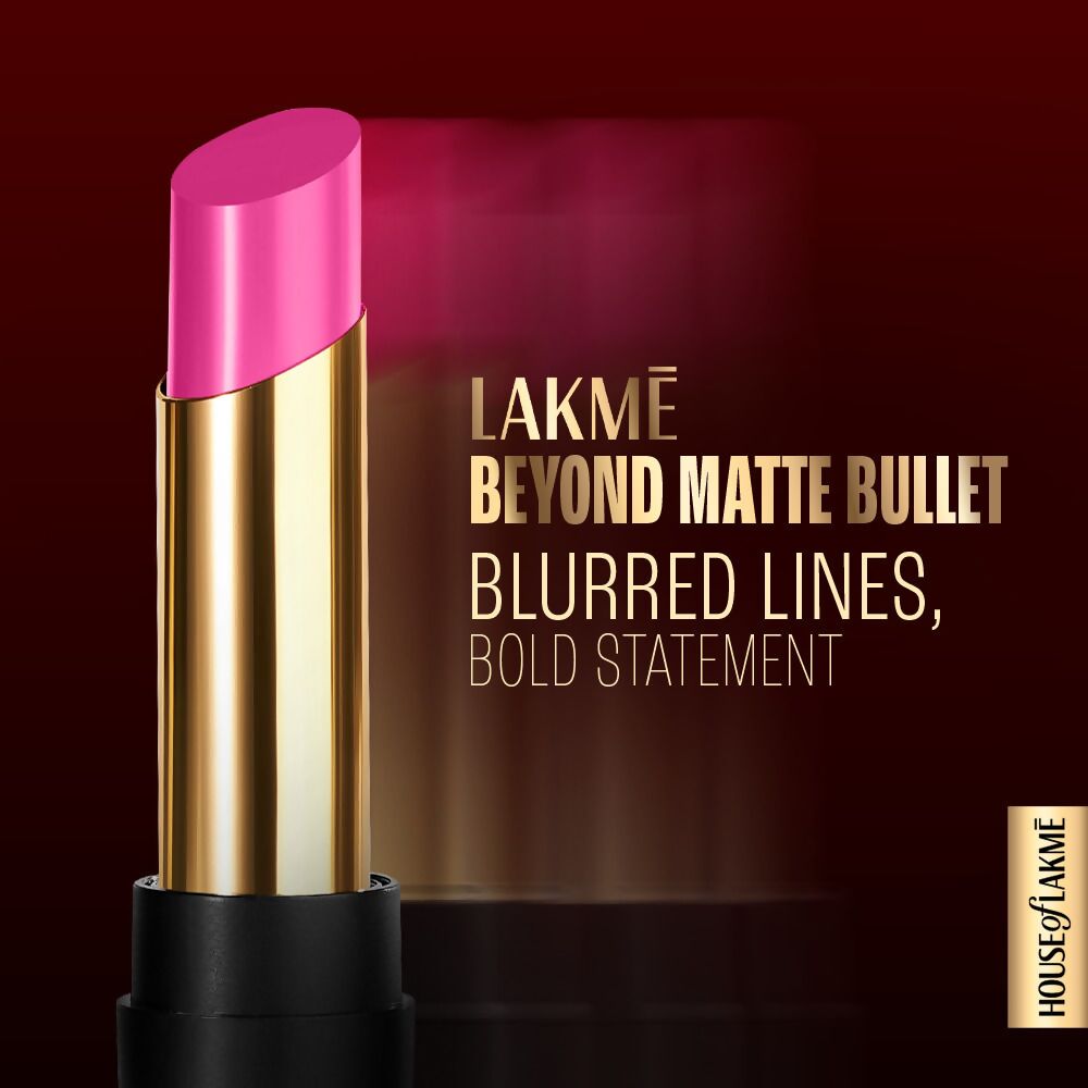 Lakme Absolute Beyond Matte Lipstick - 203 Fuchsia Fun - Distacart