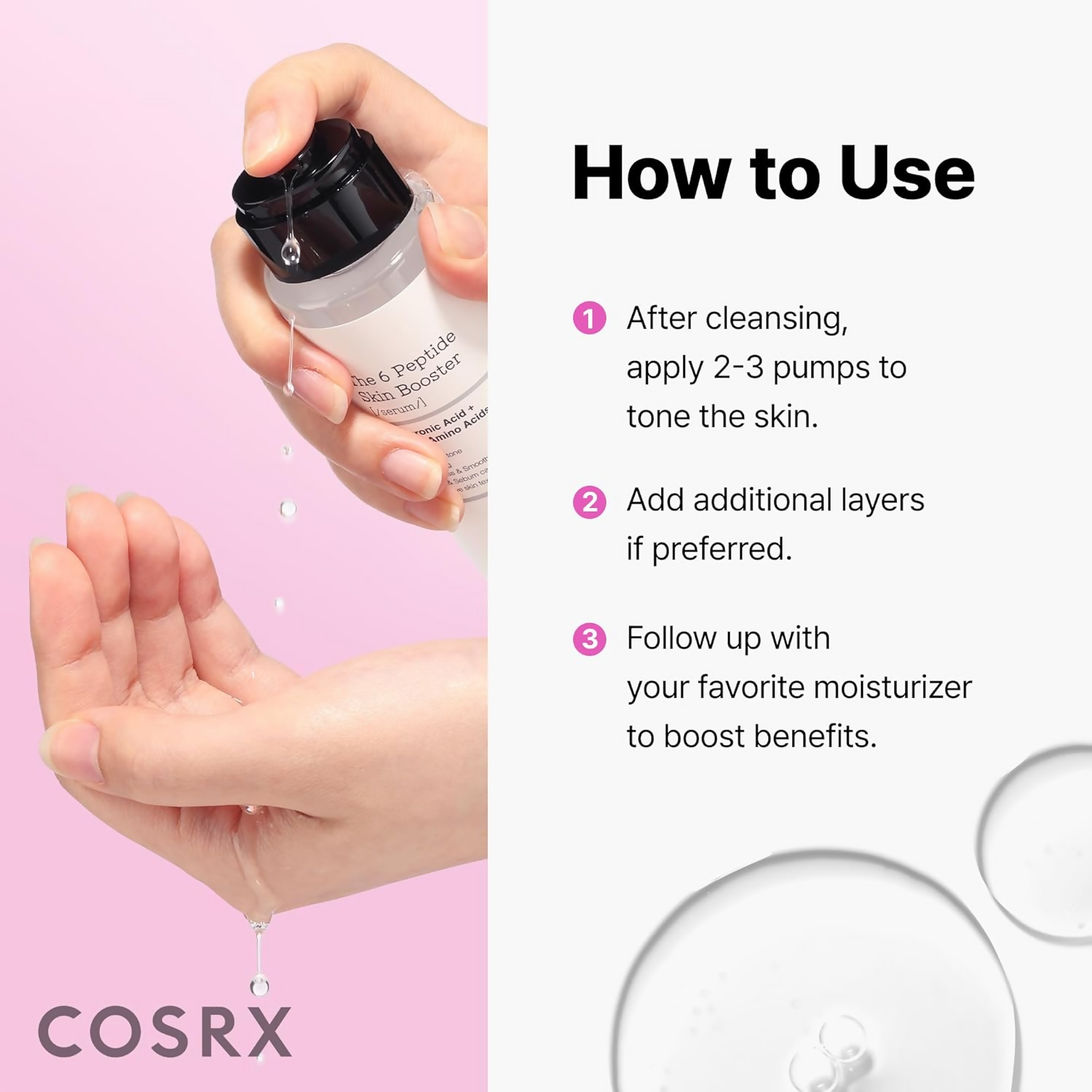 Cosrx 6X Peptide Collagen Booster Toner Serum - Dista