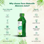 Thumbnail for Farm Naturelle Aloe Vera Juice - Revitalize Hair, Skin, and Digestive Health