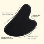 Thumbnail for Bronson Professional Black Obsidian Gua Sha Face Massage Tool - Dista