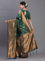 Thumbnail for Astita Silk Dark Green Saree