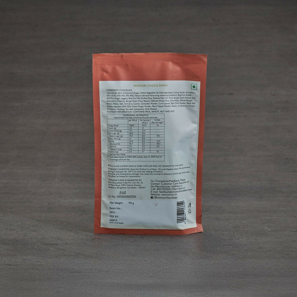 Smoor Bhelpuri Choco Barks - Dista
