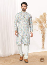 Thumbnail for Joban Fashion Men's multicolor Cotton printed Kurta Pyjama set - Distacart