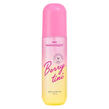 Wanderlust Berry Tini Fruity Floral Perfume Body & Hair Mist with Candied Cherry & Rose - Dista