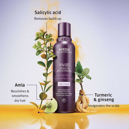Aveda Invati Hairfall Control Light Exfoliating & Thickening Shampoo - Distacart