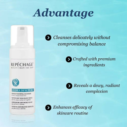 Repechage Hydra Dew Pure Gentle Foaming Cleanser - Distacart