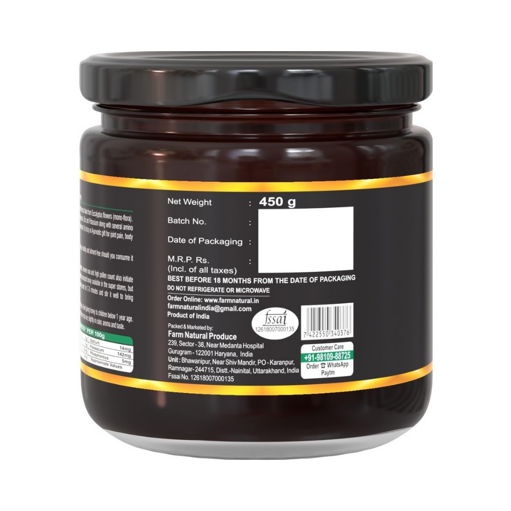 Farm Naturelle Eucalyptus Flower Wild Forest (Jungle) Honey