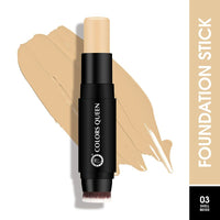 Thumbnail for Colors Queen Fix & Blend Foundation Stick - 03 Shell Beige - Distacart