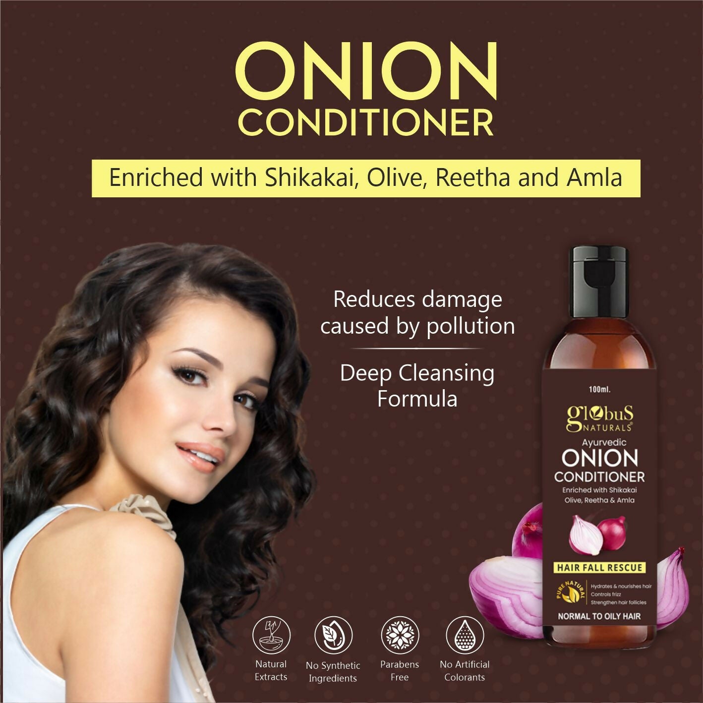 Globus Naturals Onion Conditioner AMBER - Distacart