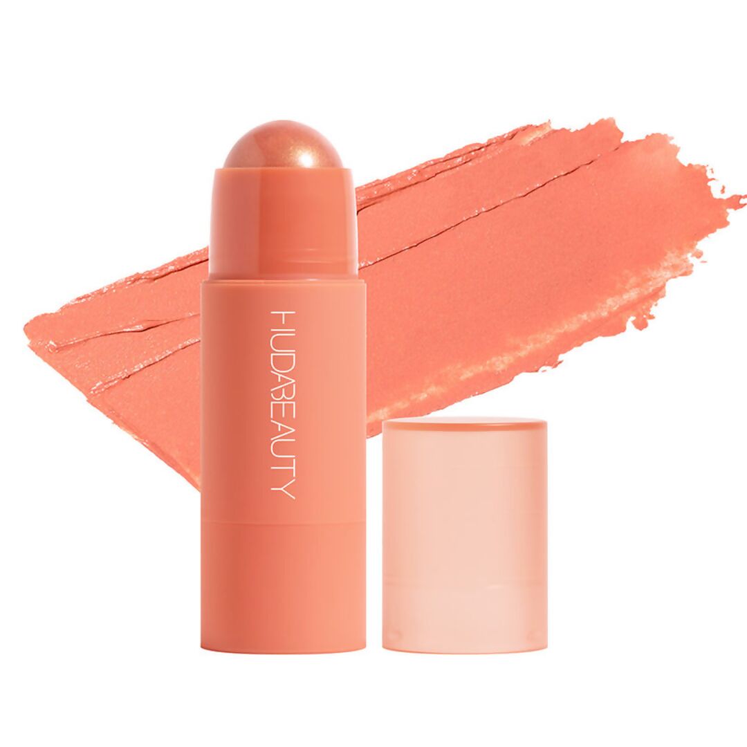 Huda Beauty Cheeky Tint Blush Stick - Perky Peach - Distacart