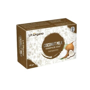 LA Organo Coconut Milk Handmade Natural Bath Soap - Distacart