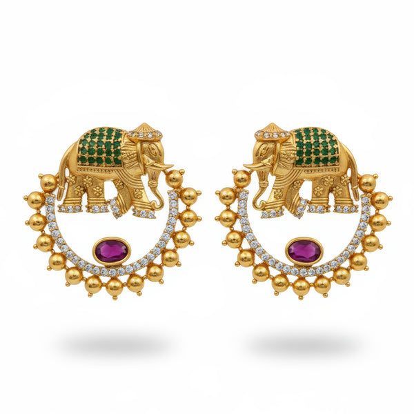 JS Fashion Kemp Stone Earrings for Women