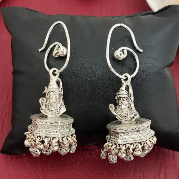 JS Fashion Oxidized Silver Jewellery Earrings for Women & Girls