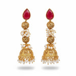 Thumbnail for JS Fashion Designer Antique Jewellery High Gold Polish Earrings for Women