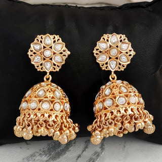 JS Fashion Antique Jhumka Earrings for Women