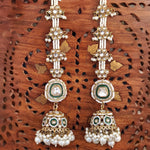 Thumbnail for JS Fashion Antique Design Mehendi Polish Jhumka Earrings for Women