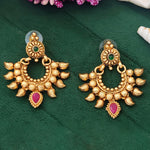 Thumbnail for JS Fashion Beautiful Design High Gold Polish Full Stone Earrings for Women