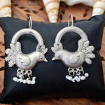 Thumbnail for JS Fashion Beautiful Designer Oxidized Silver Earrings for Women & Girls