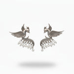 Thumbnail for JS Fashion Beautiful Designer Oxidized Silver Earrings for Women