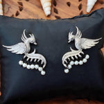 Thumbnail for JS Fashion Beautiful Designer Oxidized Silver Earrings for Women