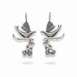 Thumbnail for JS Fashion Beautiful Designer Oxidized Silver Fancy Earrings for Women & Girls