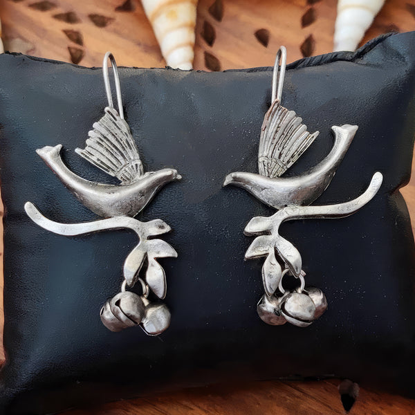 JS Fashion Beautiful Designer Oxidized Silver Fancy Earrings for Women & Girls